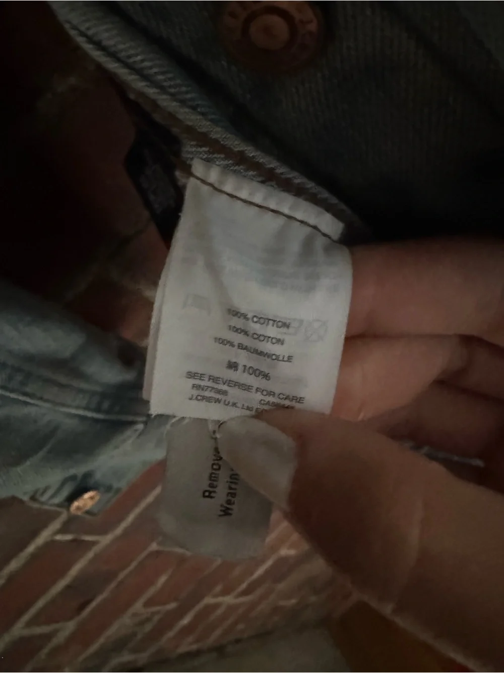 J. Crew Light Wash Denim Jacket in Faded Blue (oversized fit)